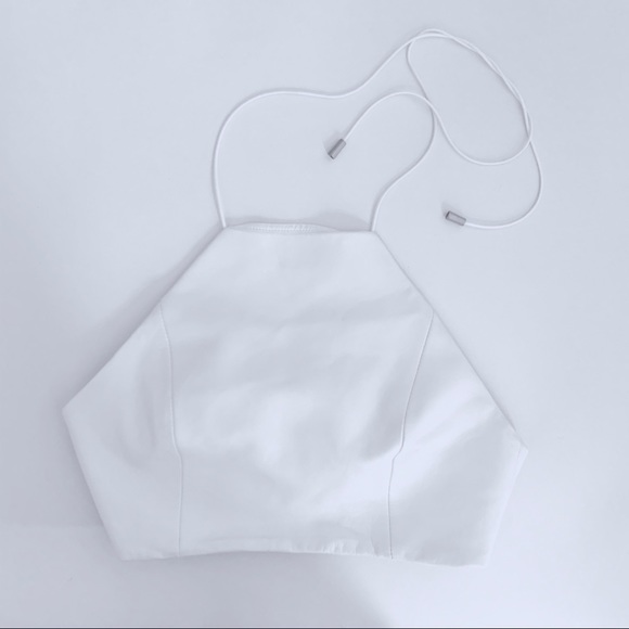 Rag & Bone Leather Halter Top - Picture 5 of 8